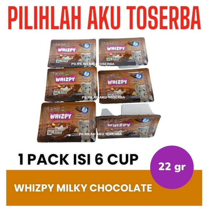 

Biskuit WHIZPY MILKY CHOCOLATE , krekes susu colek krim cokelat - ( HARGA 1 PACK )