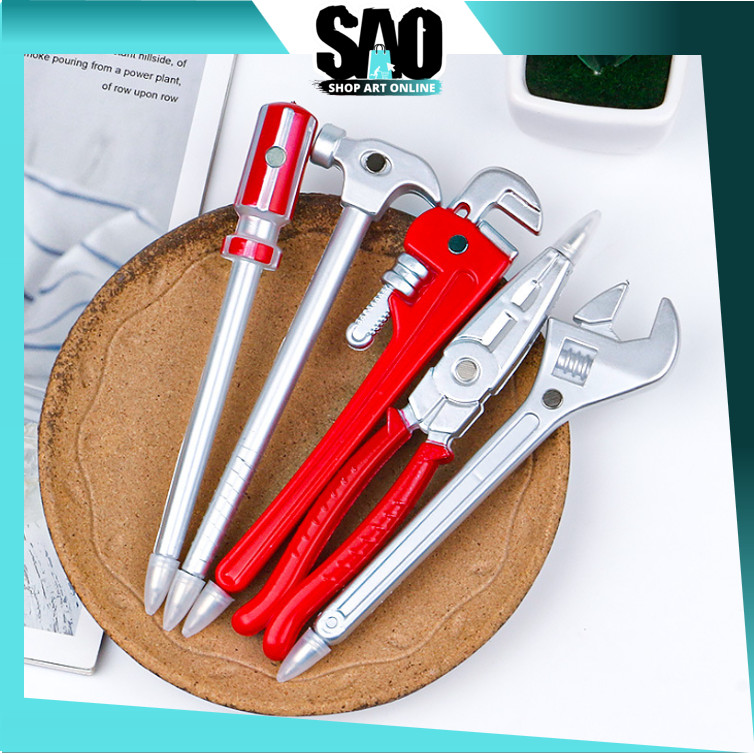 

SAO - S6453 Pulpen Alat Tulis Bentuk Obeng Palu / Pena Kreatif Anak / Alat Tulis Motif Kerja