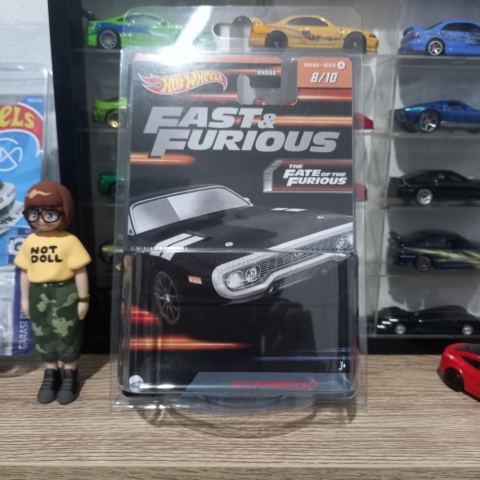 CUSTOM BLISTER HW CARDED '71 Plymouth GTX Fast & Furious 2023 Hot Wheels BIB ZAMAC