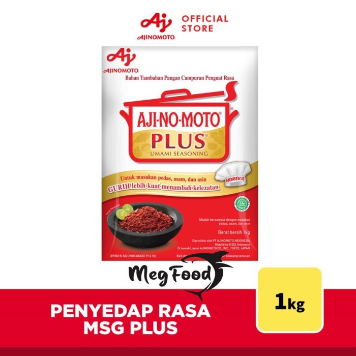 

Ajinomoto Plus Penyedap Rasa MSG Lebih Kuat 1 Kg