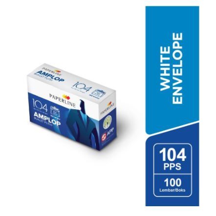 

Amplop Paperline Putih Polos 104 pps