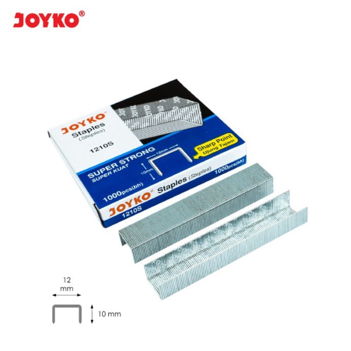 

Ecer Heavy Duty Staples Isi Stapler Refill Stapler Joyko 1210S 1 Pak