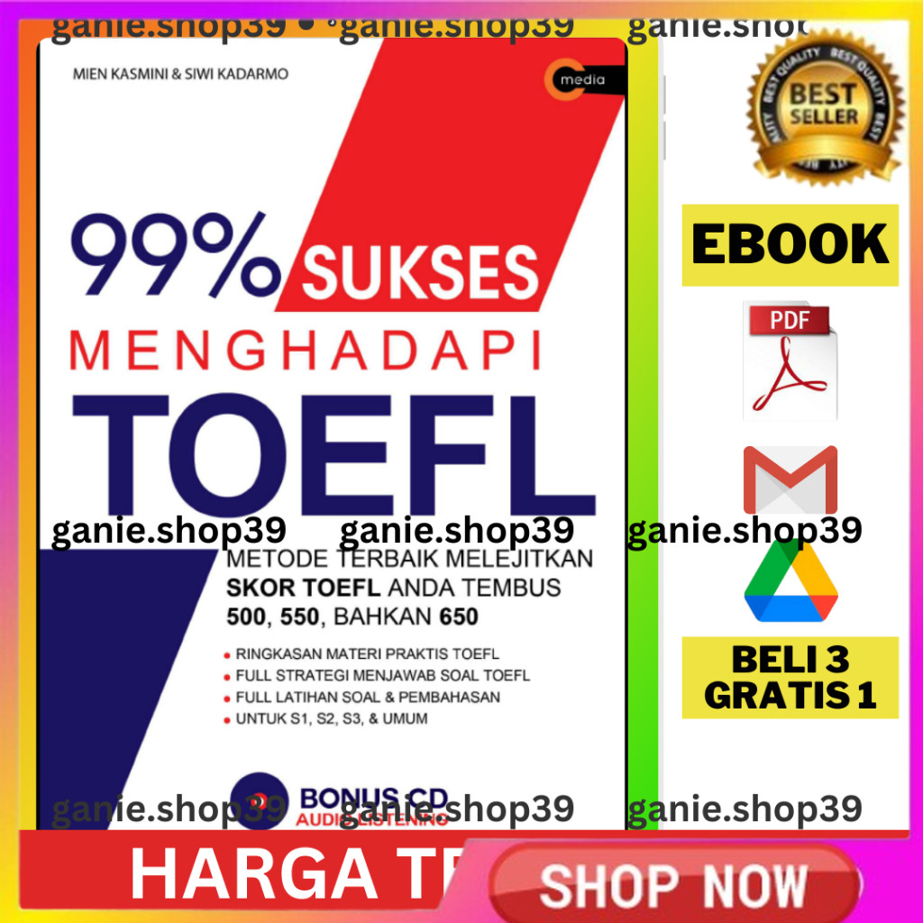 

SMART [286] [E-B.O.O.K] 99% SUKSES MENGHADAPI TOEFL