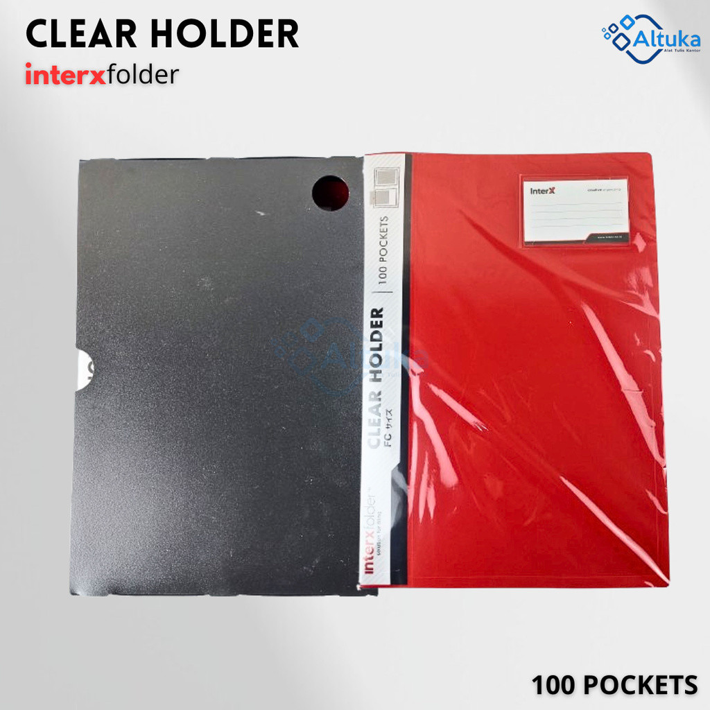 

Dokumen Holder Isi 100 Pockets Folio / Dokumen Keeper / Clear Holder Interxfolder CHX 2100F + Box Cover