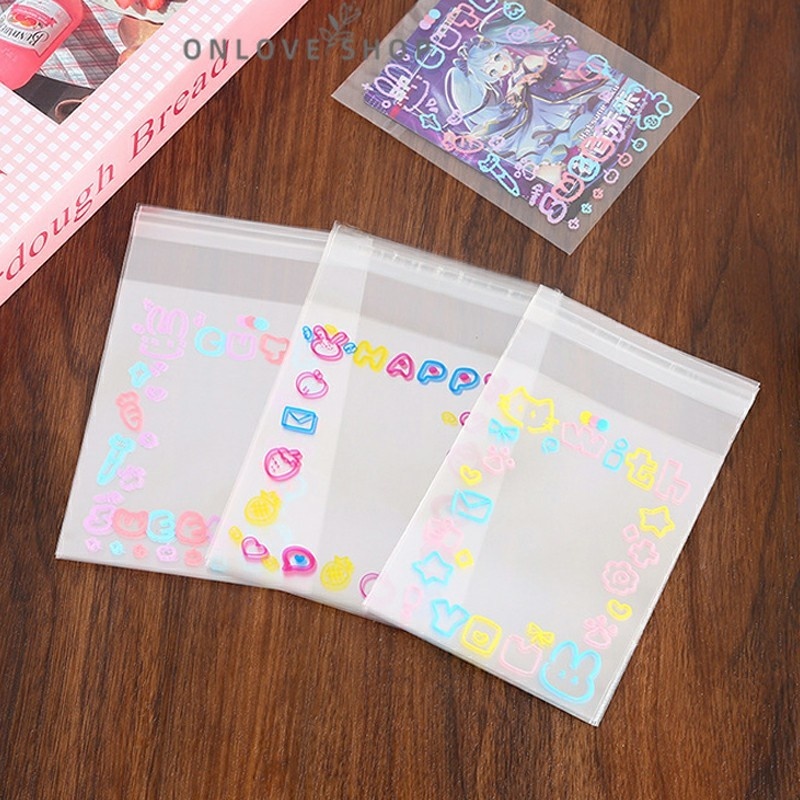 

Tas Kemasan Polaroid Gaya Ins Angel Rabbit Tas Kemasan Kartu Kecil Tas Segel Otomatis Onlove