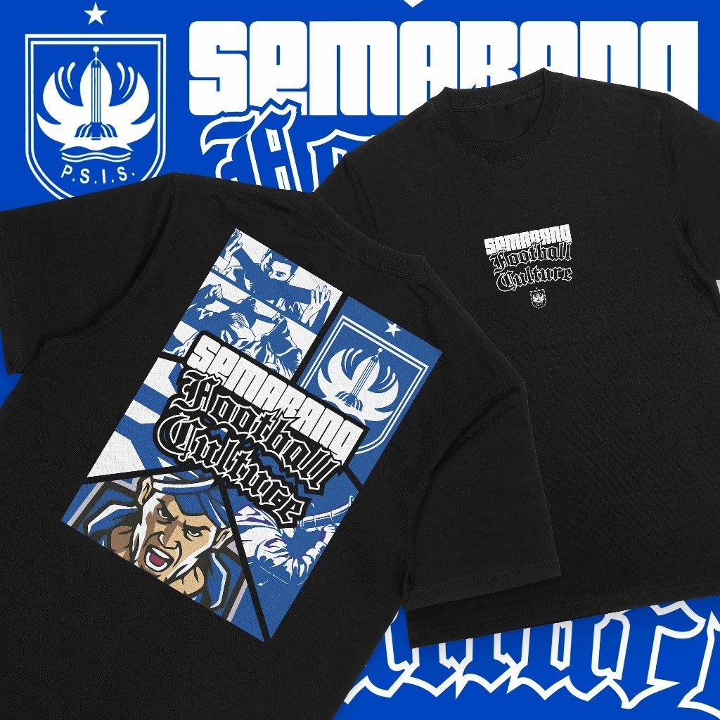 Kaos PSIS Semarang Anak & Dewasa " PSIS GTA " Mahesa Jenar/PSIS/Yoh Iso Yoh/Semarang Pride/Semarang 