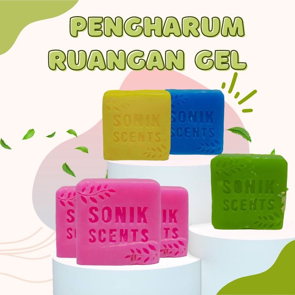 Parfum Sonik Scents Gel Pengharum Pewangi Mobil Ruangan Lemari Toilet