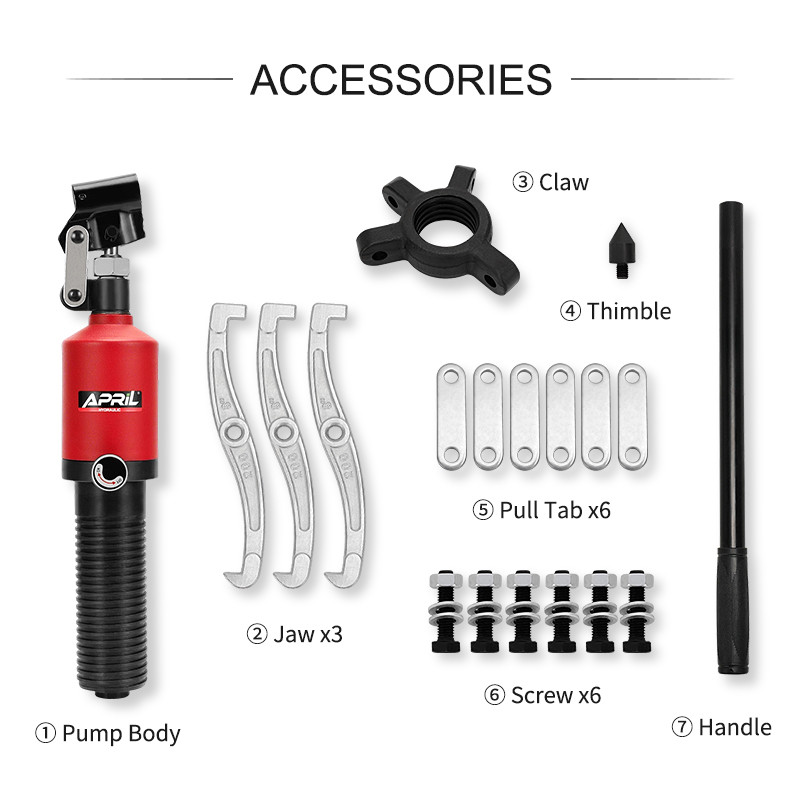 3 Jaw Hydraulic Wheel Bearing Puller Hydraulic Gear Puller 20T Hydraulic Bearing Puller YL-20T Hydra