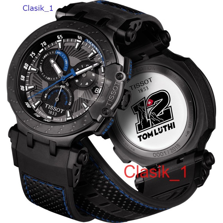 Original 100% TISSOT T115.417.37.061.02 T-Race Thomas Luthi Limited Edition Swiss Made Garansi Resmi