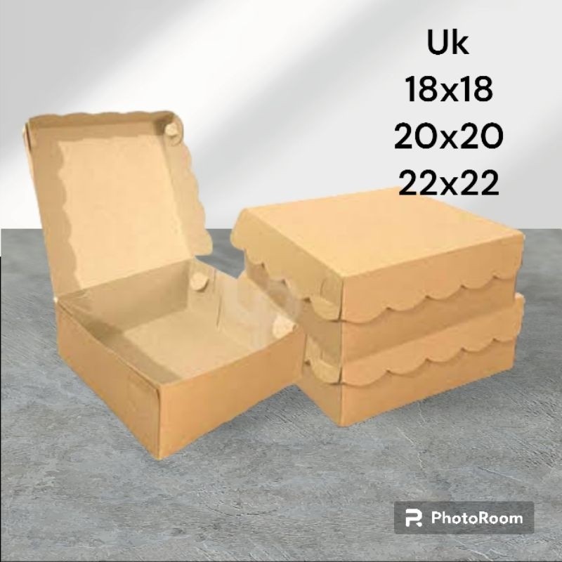 

dus nasi coklat kardus kraft uk 18/20/22 VICTORY JPN