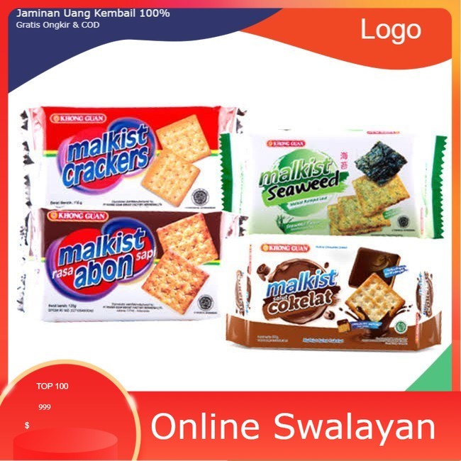 

Khong Guan Malkist Crackers All Variant-Biskuit Malkist Krekers