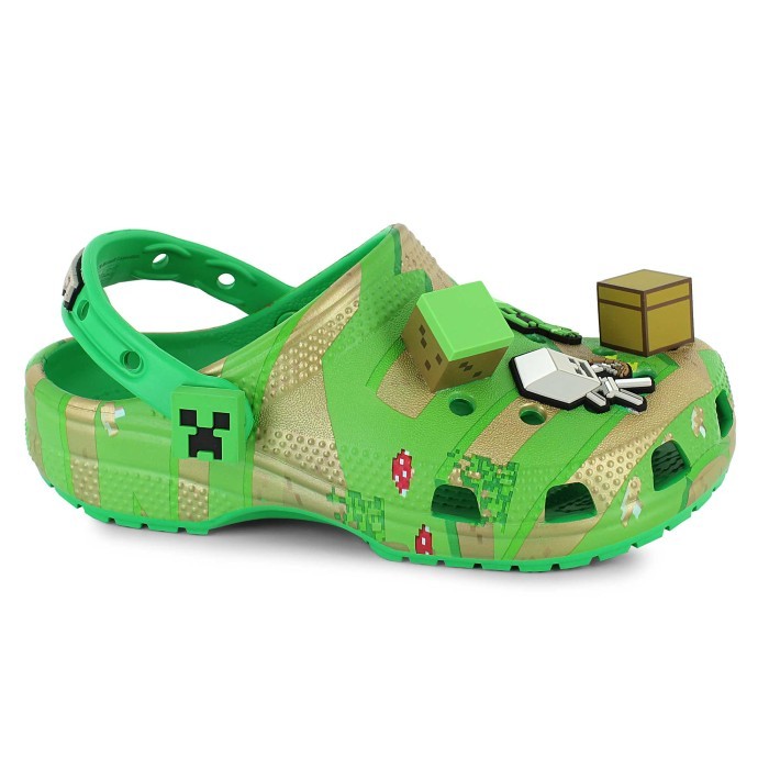 CROCS ANAK FUN LAB 3D / SANDAL ANAK / CROCS MINECRAFT / CROCS KIDS / CROCS 3D / CROCS ANAK / SENDAL 