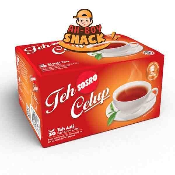 

TEH CELUP SOSRO ISI 30 PER BOX / BLACK TEA SOSRO 30S / TEH SOSRO 60GR @2GR