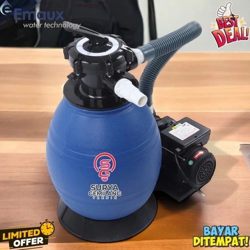 Pompa Filter Kolam Renang Intex 1/2Hp Emaux Combo Portable 0,5Hp