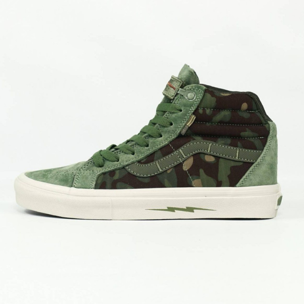 Vans Sk8 High Notchback Defcon Multicam Jungle Green Camo VN000OK4KUZ