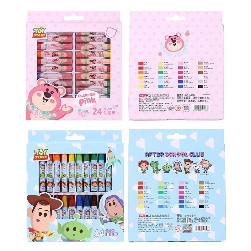 

Crayon Pensil Mewarnai krayon coloring pencil eraser Karakter Toy Story 24pcsCO