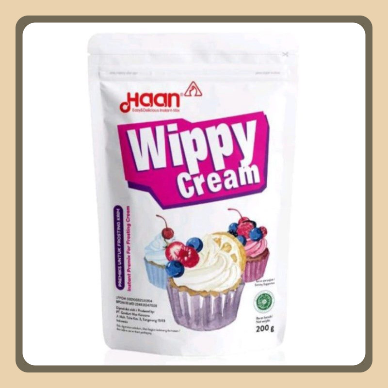 

HAAN#WIPPYCREAM#200GRM 1 Biji