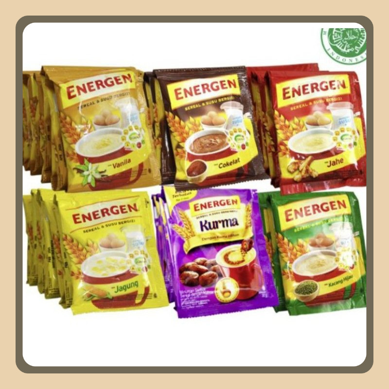 

Energen Renceng Isi 10 Sachet 35gr Rasa Kacang Hijau