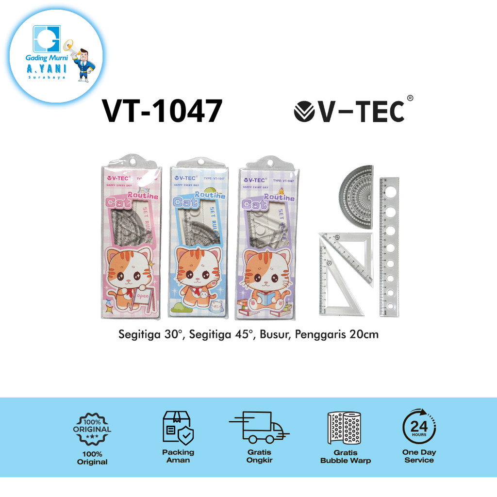 

PENGGARIS MATEMATIKA V-TEC SET