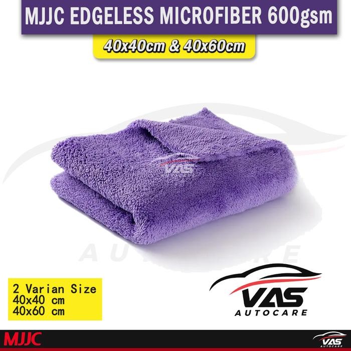 MJJC Edgeless Microfiber Towel Kain 600GSM 40x40 40x60 600 GSM Premium - 40x40 cm