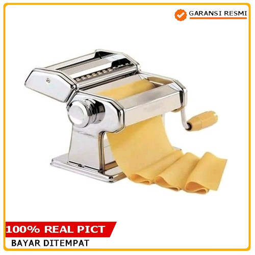 ATLAS Gilingan Mie Manual Stainless Steel / Mesin Pembuat Mie 2 Tingkat Gilingan Mie Molen Vioda