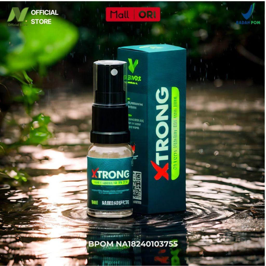 Xtrong Spray Tanpa Kebas Tahan Lama - Obat Kuat Pria permanen 10ml
