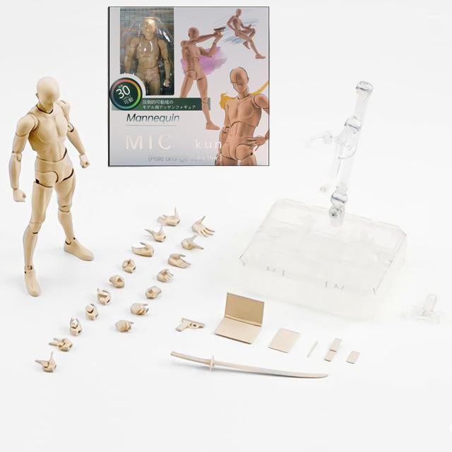 SHFiguart Body Kun / Chan - DX Set Mannequin Action Figure Model - Chan - Black