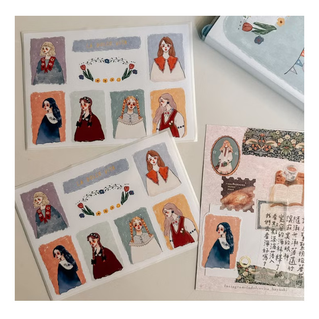

La Dolce Vita Stickers Set of Two - Elegant Gallery