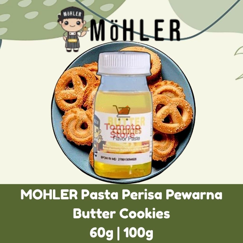 

✨ TOMOTOSTORE ✨ MOHLER Pasta Perisa Pewarna Butter Cookies