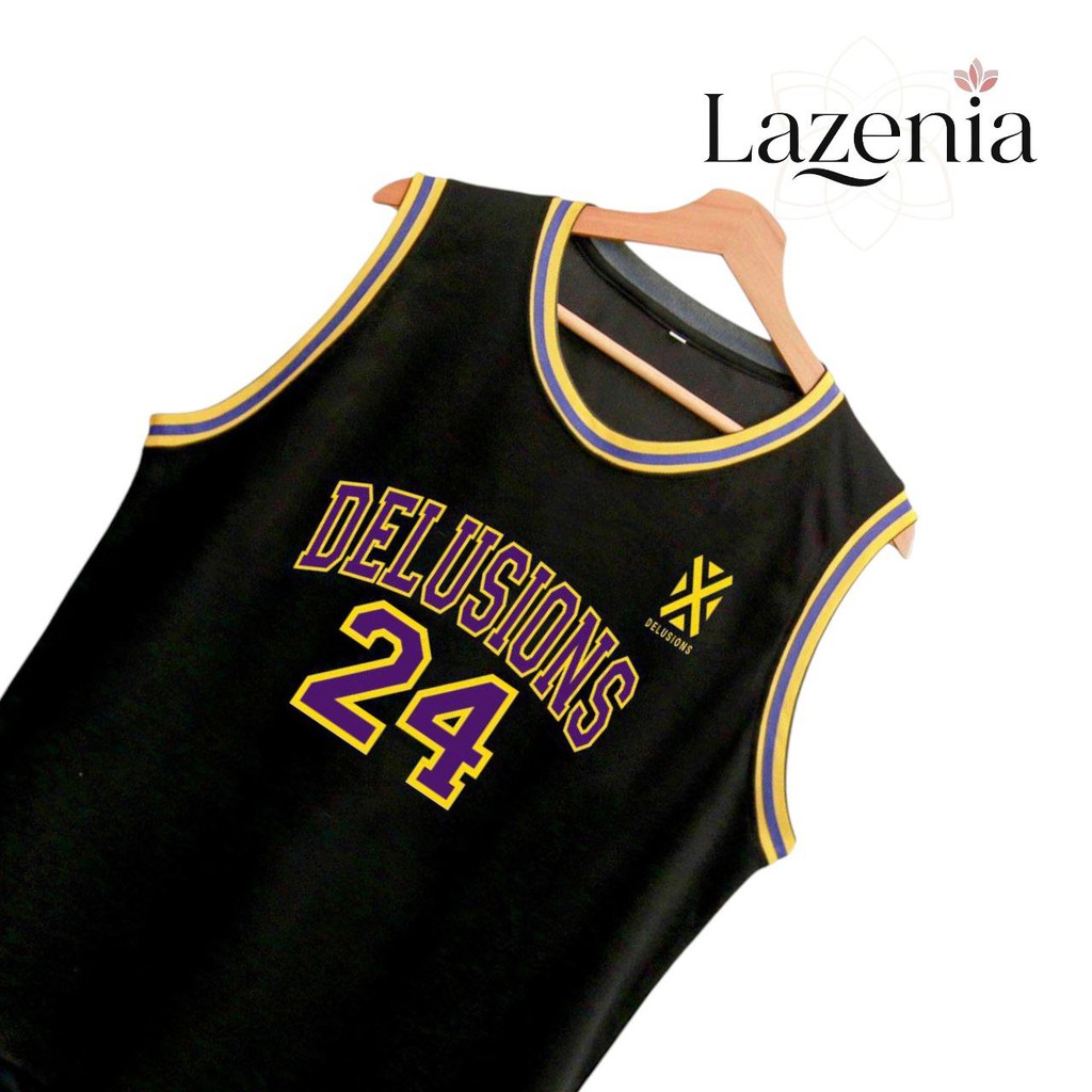 Baju Kaos Olahraga Jersey Bola Basket Pria Wanita Hitam Kasual Tanpa Lengan Kekinian Outdoor