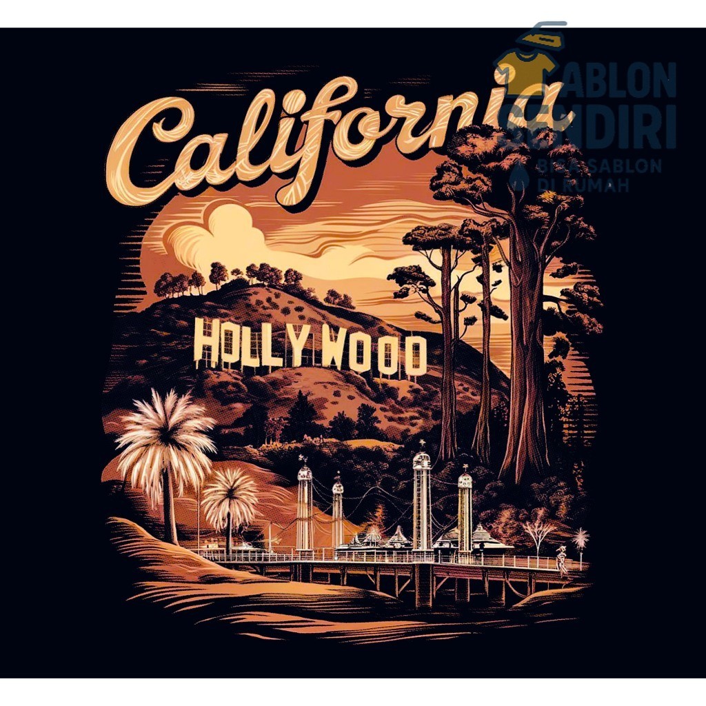 

CALIFORNIA Sablon Setrika/Sablon DTF Printing Siap Press Kaos/Sweatshirt/Crewneck/Hoodie/Totebag/Sweater/Jaket Polos Custom Gambar Tulisan Kata Kata Oleh Oleh Souvenir California Newyork USA Graphic
