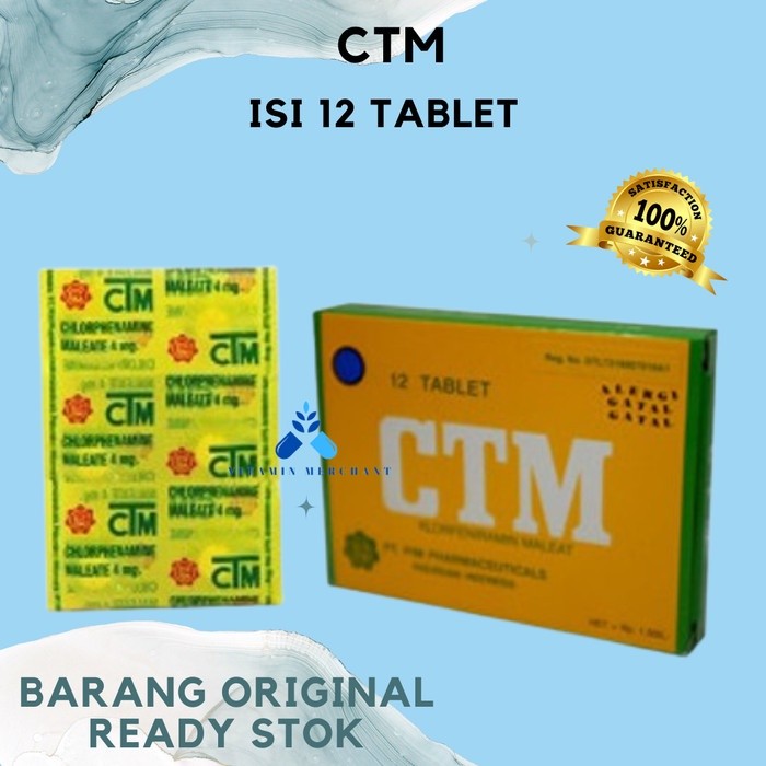 CTM Tablet (Isi 12 Tablet) - Obat Alergi