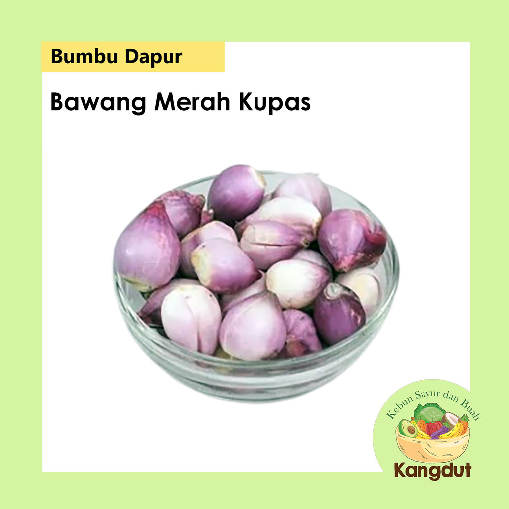

BAWANG MERAH KUPAS SEGAR 250GR