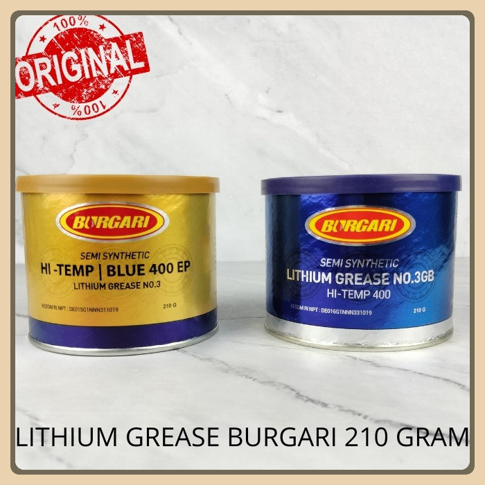 GEMUK / GREASE / STEMPET BURGARI LITHIUM 210 GRAM TEMPERATUR TINGGI