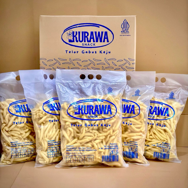 

HARGA HEMAT 1 DUS telur gabus keju kurawa 300 gram isi 5 kantong