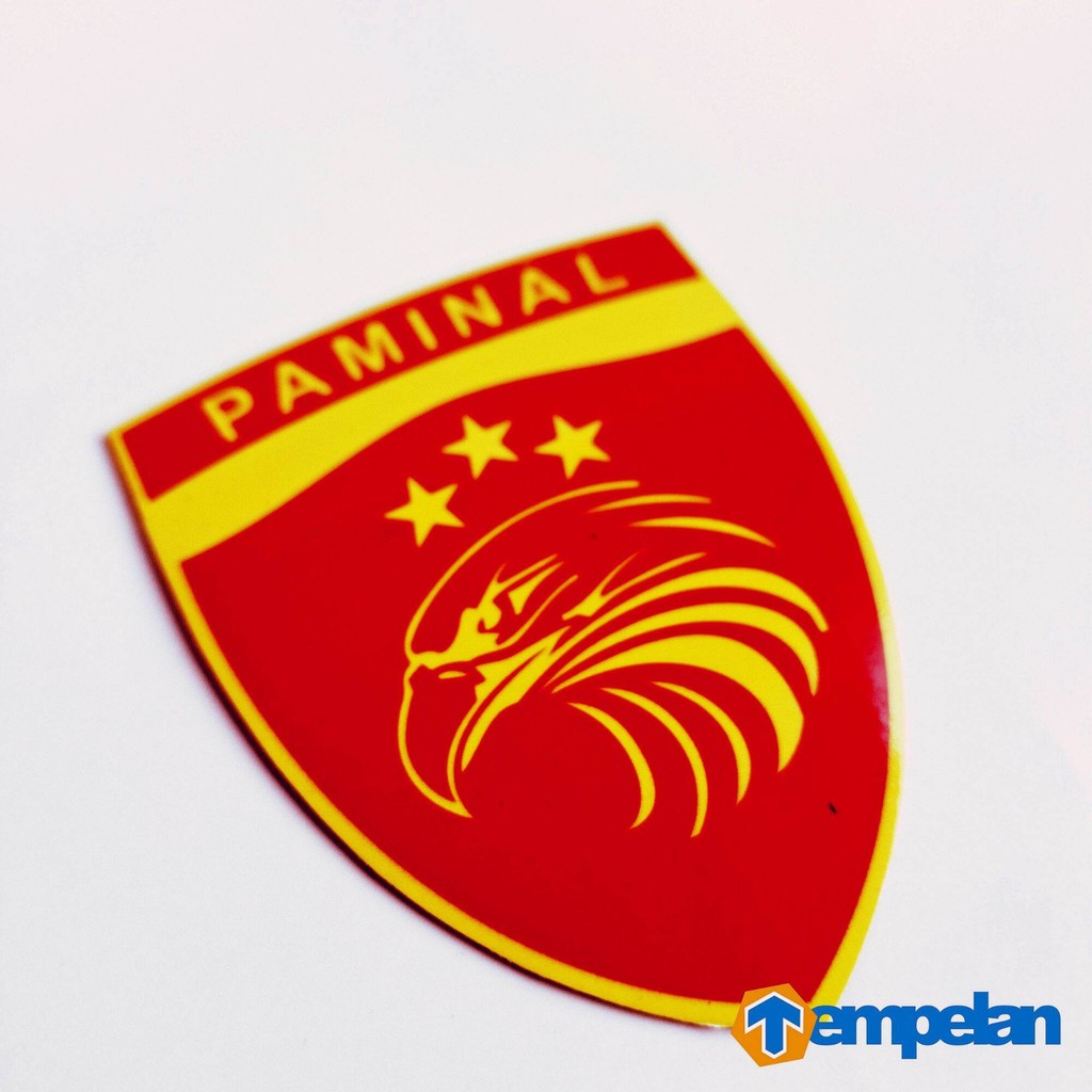 STIKER LEPAS PASANG MAGNET PAMINAL POLRI (KHUSUS MENEMPEL PADA MEDIA BESI)