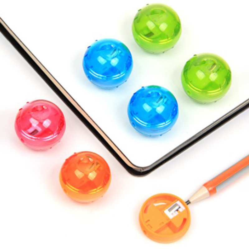 

2pcs Random Double-Hole Pencil Sharpener (Thick Shape And Thin Shape) 2.0 Core Lead Pencil Sharpener 2 Mm Spherical