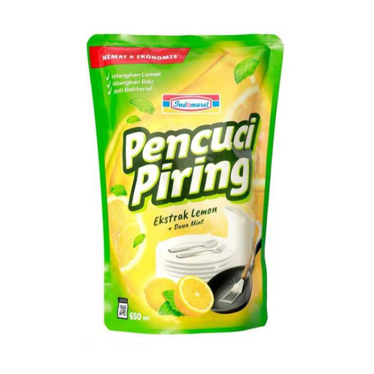 

Indomaret Pencuci Piring Ekstra Lemon + Daun Mint Indomaret 650ml