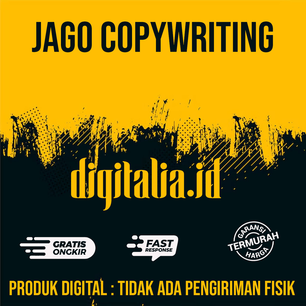 [Produk Digital] JAGO COPYWRITING - Ecourse Mahir Copywriting Jago  Membuat Tulisan yang Konversif -