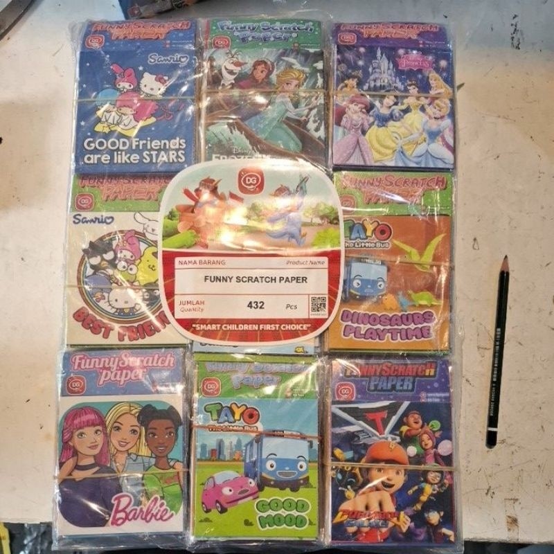 

funny Scratch Paper Dg 10 Pc