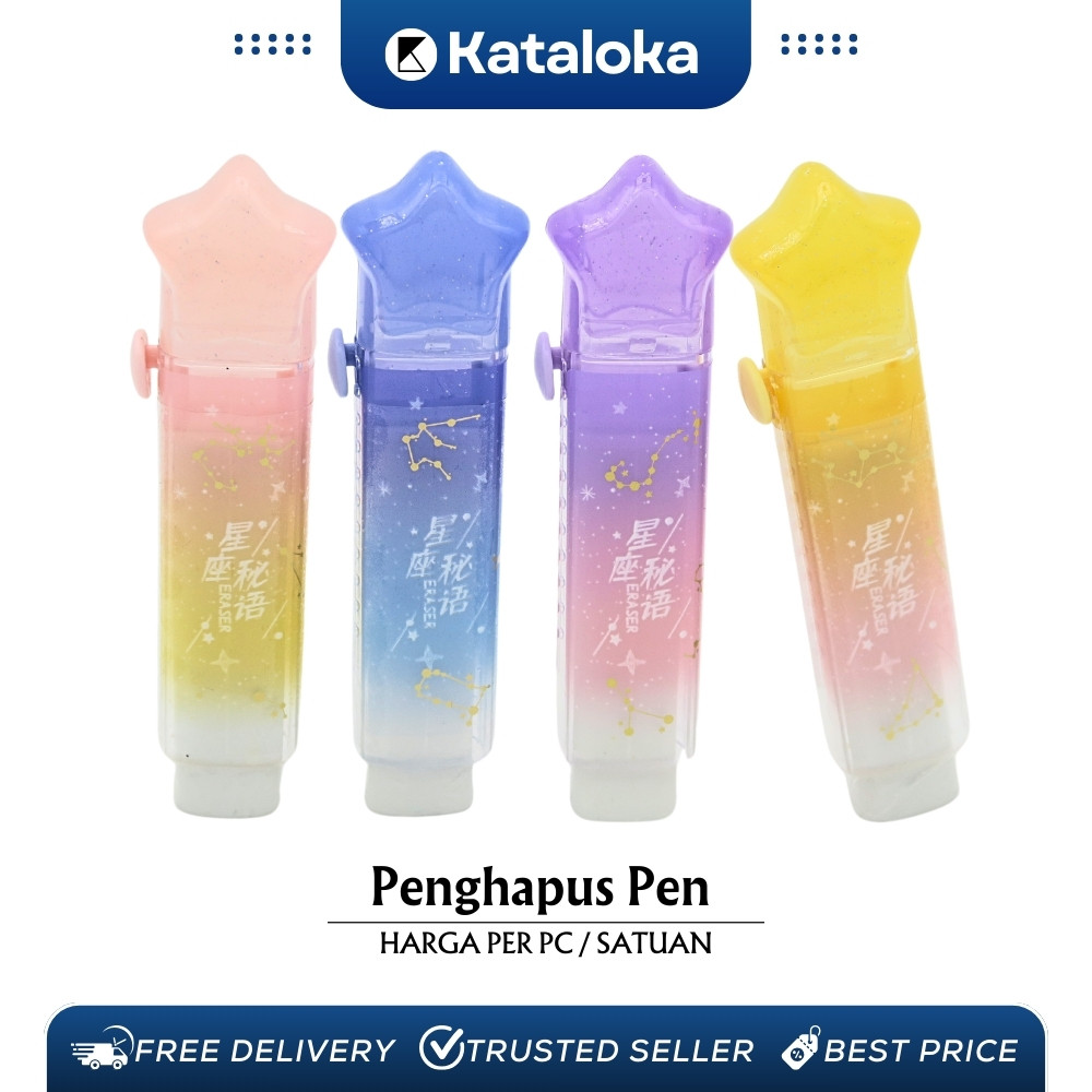 

KATALOKA CAT PAW ERASER Rectractable Penghapus Pensil Karet Mekanik Refil Korean
