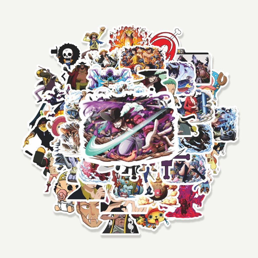 

Sticker Pack Stiker Anime One Piece | Sticker TUMBLR | Stiker LAPTOP KOPER HELM