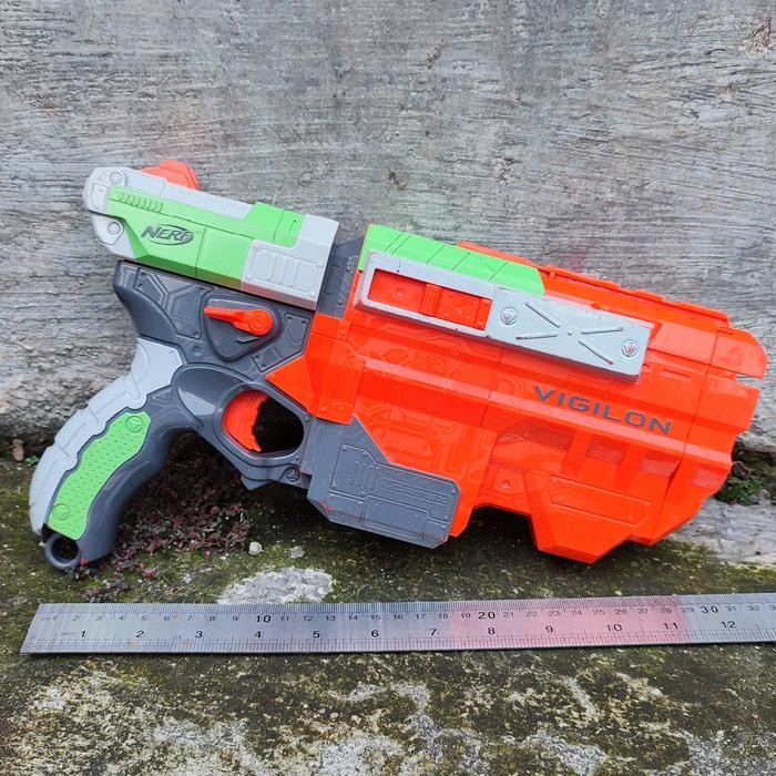 AKO,,, Mainan Pistol Nerf Vortex Vigilon Soft Foam Blaster 2ND