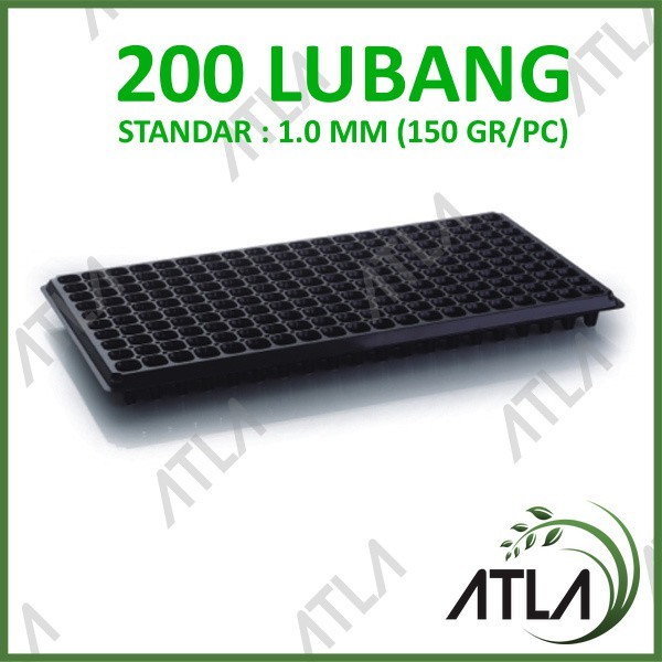 Tray Semai 200 Lubang Traypot Pot Bibit Tray Hidroponik Grosir KT007