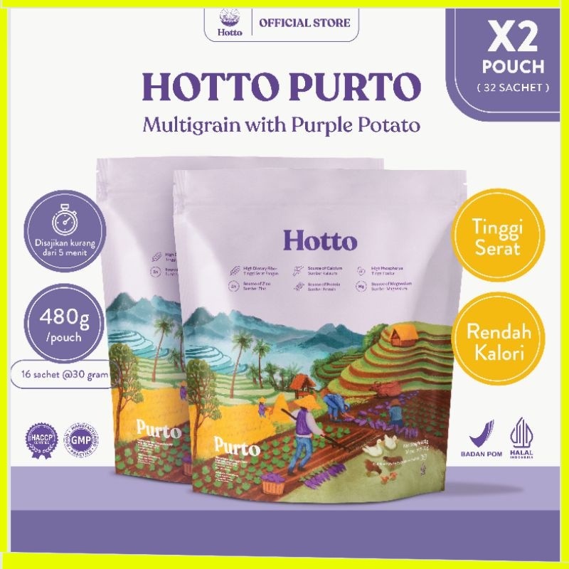 

COD BUNDLING 2 POUCH !! Hotto Purto Multigrain with Purple Potato (32 Sachet) HOTTOPURTO HOTO HOTOPURTO SUPERFOOD UBI UNGU JAKARTA
