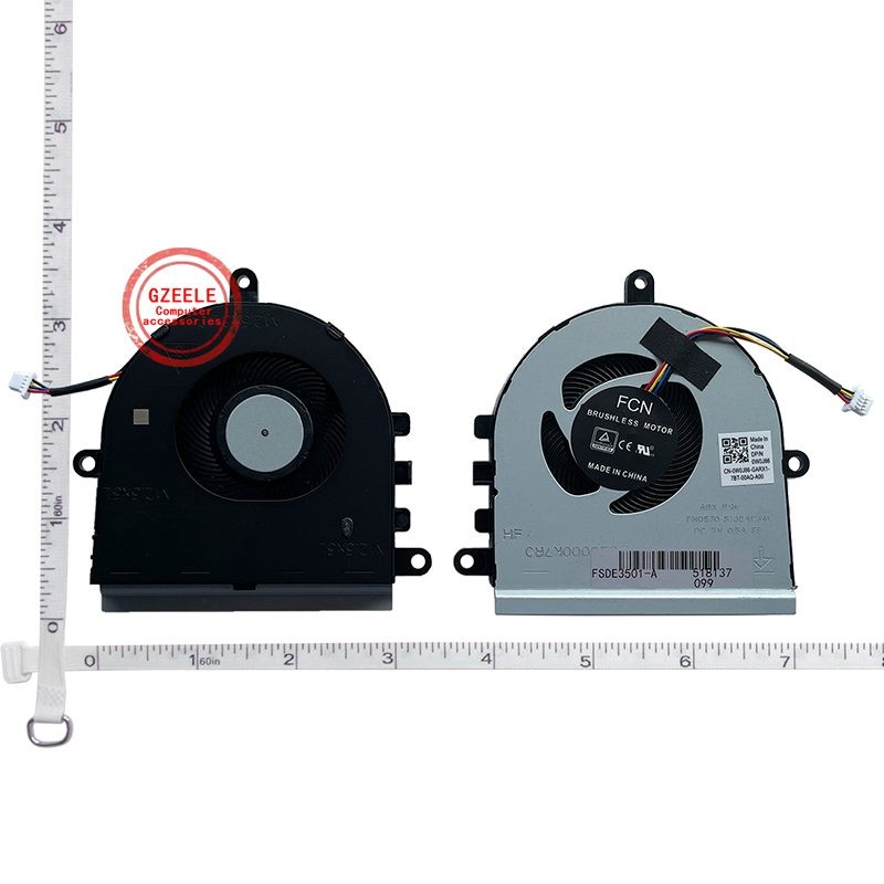 New Laptop cpu cooling fan For Dell Inspiron 15-5575 5570 3533 3583 5593 3585 3501 3505 vostro 3400 