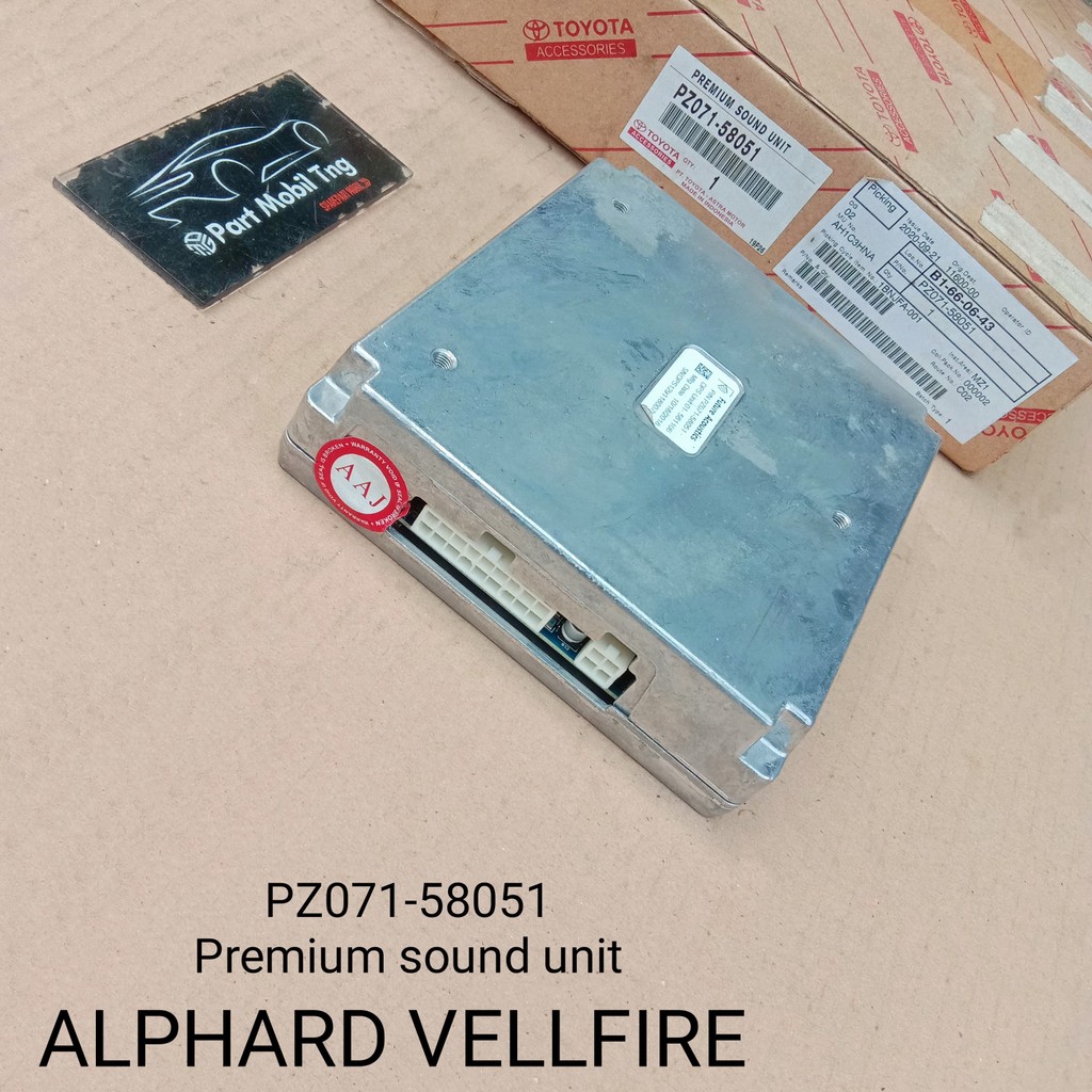 Premium Sound Unit Toyota Alphard Vellfire PZ071-58051