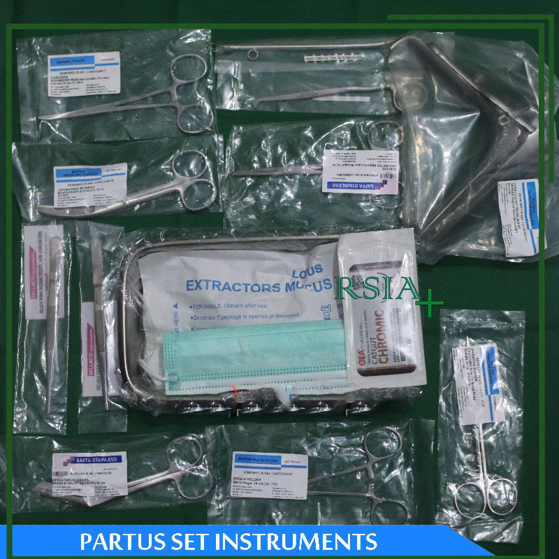 Partus Set Lengkap Alat Kebidanan Midwifery Kit Bidan Kit RSIA
