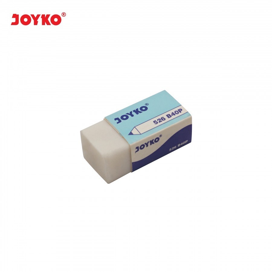 

Penghapus Joyko Eraser 526 B40P Putih Stip Kecil Putih