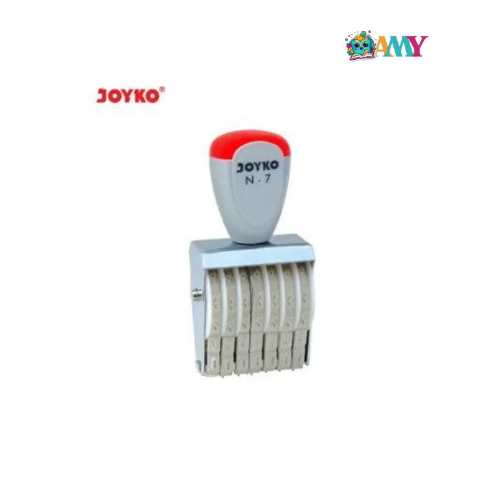

(1BIJI) JOYKO STEMPEL N7 ( 7 ANGKA ) AMY STASIONARY